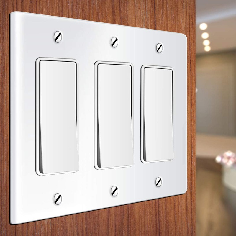 WIRESTER 6.38 inch x 4.5 inch Triple Gang Decorator Light