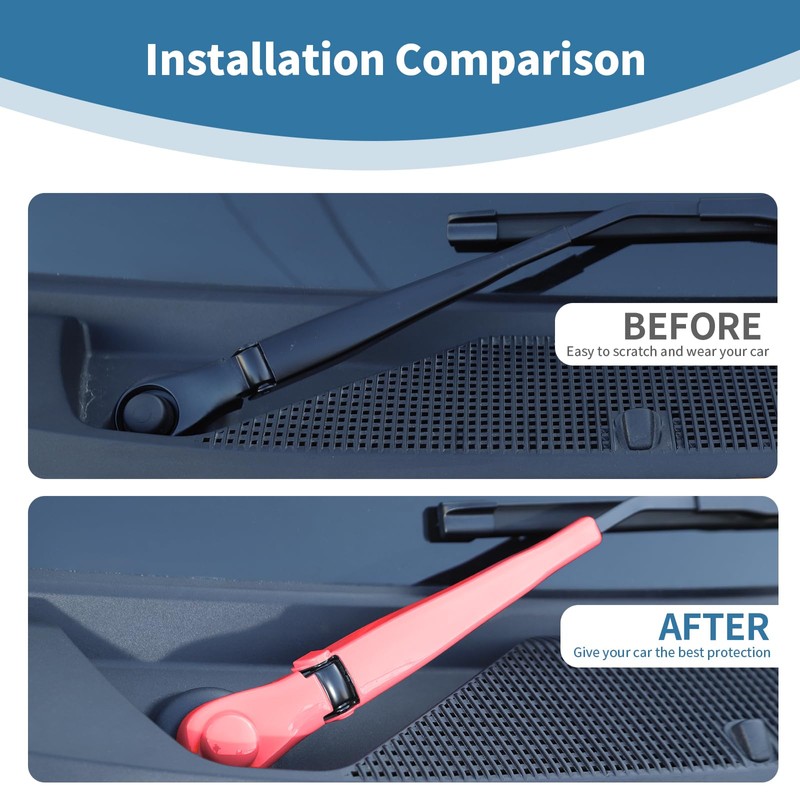 PDKLIN for Bronco Windshield Wipers Trim Covers Fit for Ford