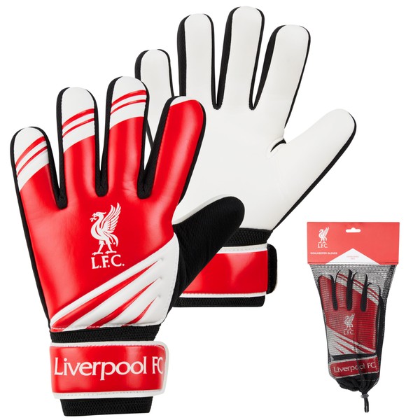 Liverpool F.C. Goalkeeper Gloves for Kids Teenagers - Non Slip