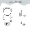 4 Sets Picture Hanging Kit, Supports up to 50lbs Include
