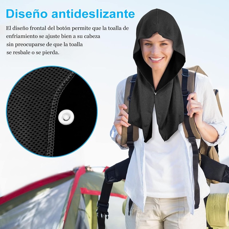 Toalla de enfriamiento con capucha UV – TAFUCO, absorción rápida