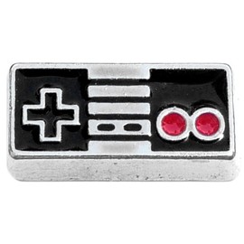 Video Game Controller Floating Locket Charm