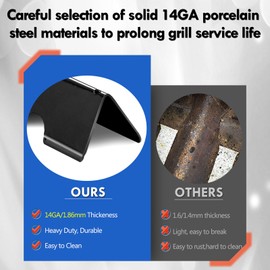 Grillflame Genesis II E-210 Grill Parts 66794 Flavorizer Bars 66039 Heat Deflectors Replacement Parts for Weber Genesis II 200 Series Grill Parts II E210 II S-240 II S-210 LX E S-240 Genesis 2 Parts