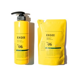 EXGEE Body Soap Refill & Bottle Set
