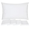 Microfiber Zippered Pillow Protectors Cover Case, Anti Dust Mite, Anti-Allergy,