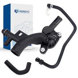 RARAYC Engine Coolant Housing Water Outlet with Hoses - Repalcement for Chevy Cruze, Sonic, Trax and Buick Encore 1.4L - Replaces 25193922, 13251447 and More