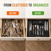 Expandable Silverware Drawer Organizer Tray, BPA-Free PP