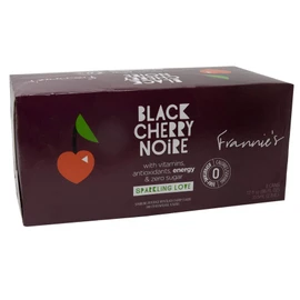 Frannie's Sparkling Beverage- Zero Calories & Sugar, Aspertame Free: 8-Pack 12 fl. oz. Cans (Black Cherry Noir)