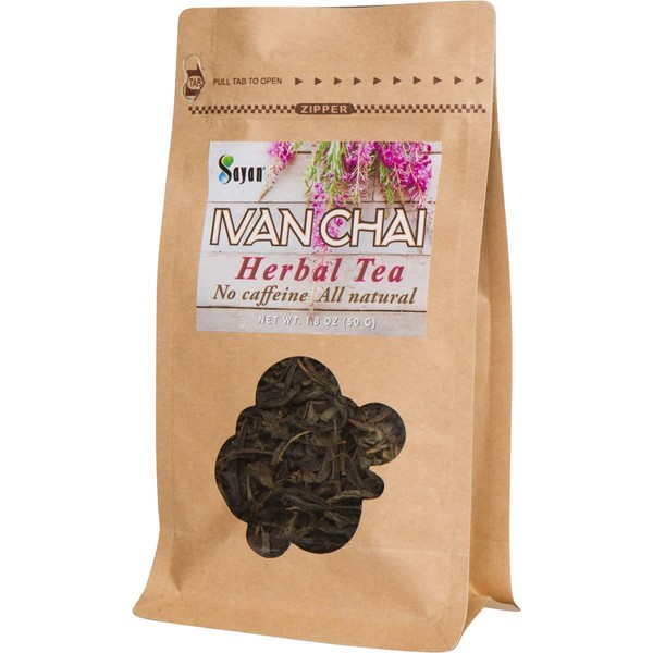 Ivan Chai Tea Herbal Leaf 1.8 oz Caffeine Free All Natural Willowherb Fireweed