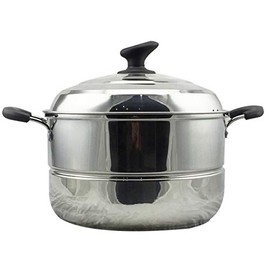 KOTO Single Tier Stainless Steel Steamer Pot, 2 sizes, (10.2'')