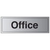 V Safety General Door-Office Sign - 300mm x 100mm -