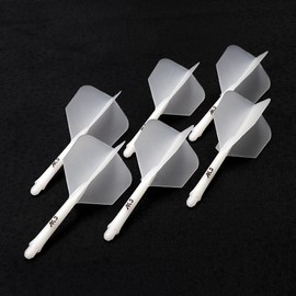 CUESOUL Rust Integrated Dart Shafts and Flights Pack of 6