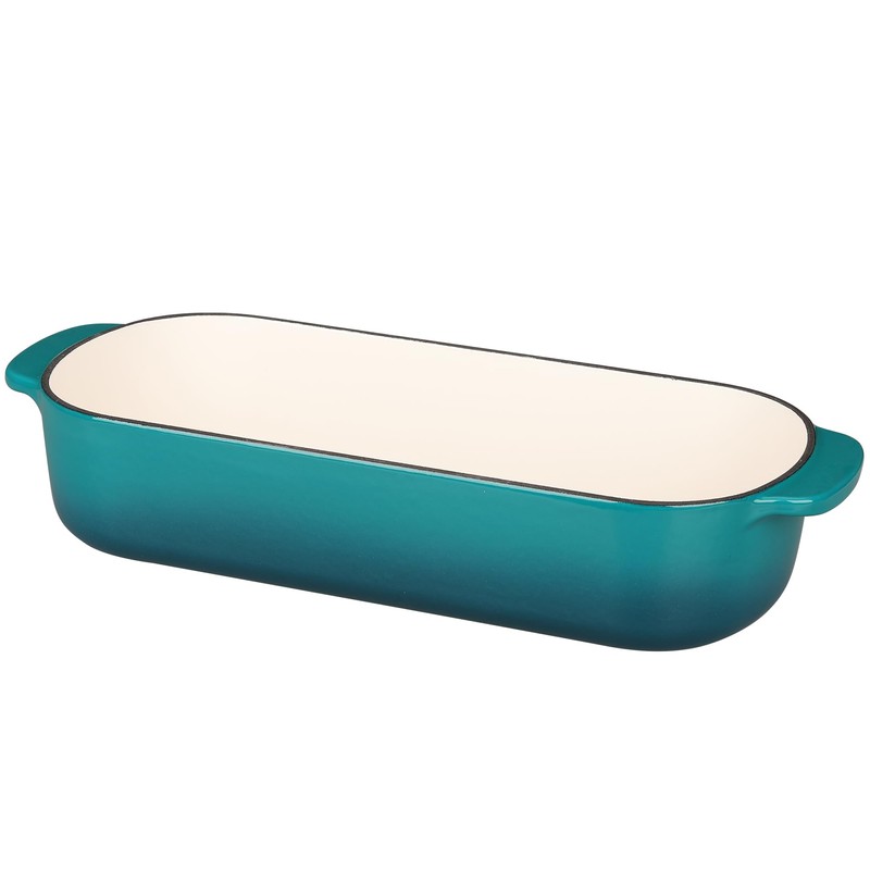 EDGING CASTING Enameled Cast Iron Loaf Pan with Lid, Dutch
