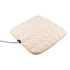 Square Car Seat Heating Pad With Plush Cover 12V Car