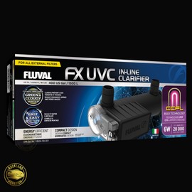 FLUVAL FX UVC 6-WATT CLARIFIER- A199 Fluval  for FX2/FX4/FX6 Canister Filter