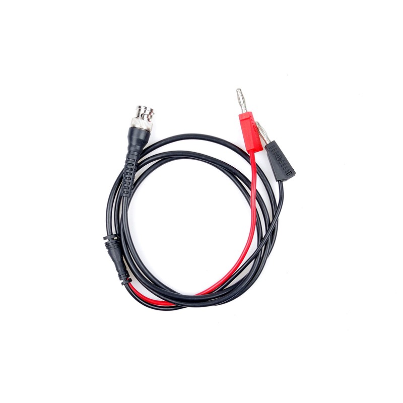 BNC Q9 to Dual 4mm Stackable Banana Plug with Test