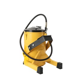 YILIKISS High Pressure Foot Operated Grease Pump 10L, 50:1 Pressure Ratio, Hands Free Foot Operation & Pressure Relief Valve, Portable Lubrication Grease Pump, 10,000psi Output