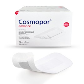 Sterile Wound Dressing 7.2 x 5 cm - Highly Absorbent, Hypoallergenic, Breathable, Sterile, Individually Wrapped for Optimal Hygiene and Safety, Ideal for Smaller Cuts, Abrasions and Post-Operative