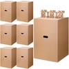 Fullhawl 6 Pack Large Moving Boxes with Handles 18 x
