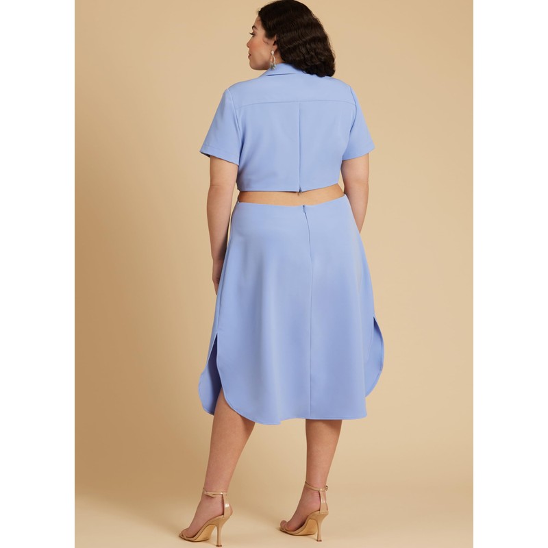 McCall's Misses' Knotted Shirt Dress Sewing Pattern Kit, Design Code