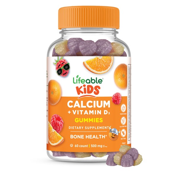 Lifeable Lifeable Kids Calcium Gummies with Vitamin D3 | 500