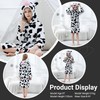 COOKY.D Baby Flannel Pocket Bathrobe Boys and Girls Animal Hooded