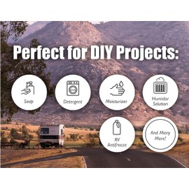 Sanco Industries Propylene Glycol - Food Grade - Highest Purity, Humectant, Fog Machine, Humidor & Antifreeze Solution, DIY, 4 Gallon Value Pack