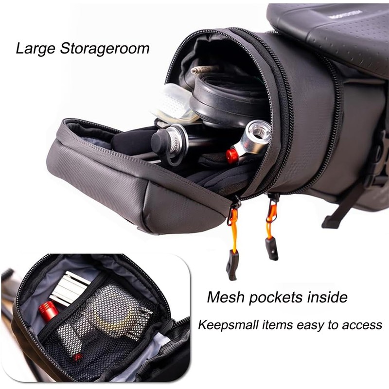 CCKOLE Bicycle Saddle Bags Bicycle Saddle Bag with Reflective Bicycle