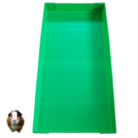Corrugated Plastic Cage Liner Base for Guinea Pig C&C Cage - for use with 13.8" Grids ONLY! NOT Measured by Feet- Used with Grid Cages for Guinea Pigs, Hedgehogs, and Rabbits (2x4, Green)
