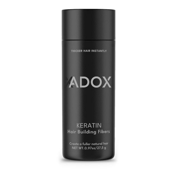 ADOX® Black Hair Fibre Powder | 27.5gr XL Size |