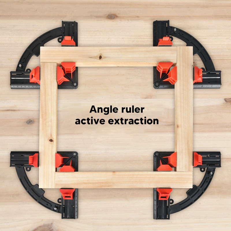 30°‑90° Woodworking Adjustable Corner Clamp Wood Right Angle Frame Clamp