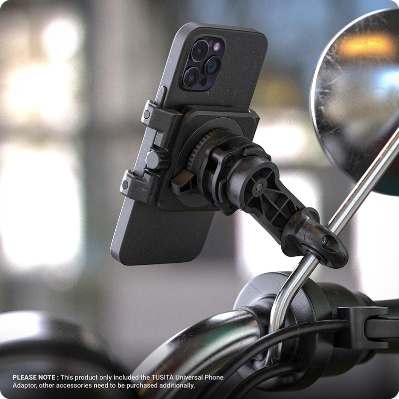 TUSITA Lock Phone Holder - Universal Adapter Clamp - Fits