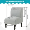 MIFXIN - Funda elástica de punto para silla sin brazos,