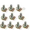 Aihasd B2K 2K Ohm Adjustment Single Linear Rotary Taper Potentiometer