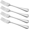 Dinner Fork 4 Pieces, Stainless Steel 20.5cm Forks Silverware