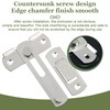 Alise 4 inch Flip Latch Gate Latches, Heavy Duty Stainless