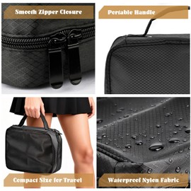 Travel Jewelry Organizer Bag, Jewellry Case Storage Book Binder with 7 Clear Zipper Velvet Pouch Traveling Jewelry Bags for Earrings, Rings, Necklace, Bracelet