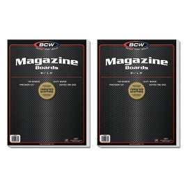 BCW Magazine Backing Board, 200 ct
