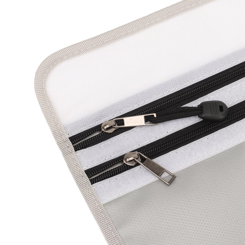 Fireproof Document Bag High Temperature Resistant File Safe Pouch with