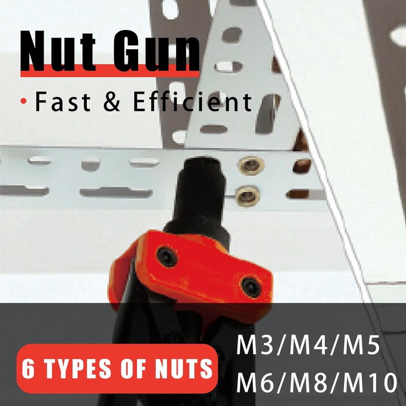 PROWIN 2IN 1 RIVET NUT TOOL Hand Blind Riveter 13"