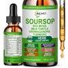 Organic Soursop Drops, Soursop Bitters Liquid w/Sea Moss Ashwagandha Milk