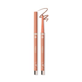 VEECCI Waterproof Gel Eyeliner Pencil for Precise Application - Vegan Formula, Smudge-Proof with Tattoo Effect - Long-Lasting Eye Makeup Pen(Reddish Brown)