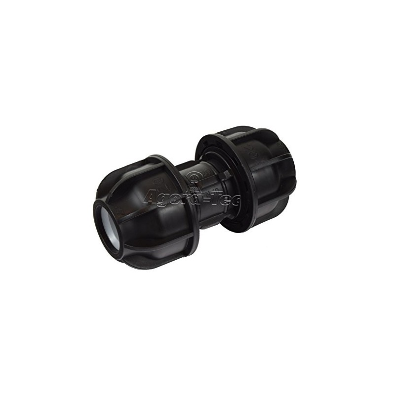 Agora-Tec PE Fitting Pipe Connector 20 mm to 20 mm