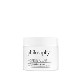 philosophy hope in a jar barrier restore cream – with ha+ complex, cica & ceramides – intensely hydrating moisturizer for dry, sensitive skin – repair