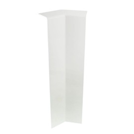 White 135° InternalCorner Trim for PVC-u Plastic Fascia Capping Board