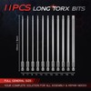 LMXMGRG 6 Point Long Torx Bits Set T6-T40 Bit 1/4
