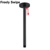 RANDOM Shower Arm with Flange,12 Inches Ceiling Mount Shower Head