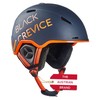 Black Crevice Vail Ski Helmet, Matt Navy/Orange, M (55-58 cm)