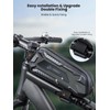 Ultra Supportive Bicycle Bag Frame, Waterproof Bicycle Frame Bag, Self-Closing