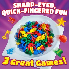 Drumond Park T73478 Dig In , Family Board Games for 2-4 Players, 3 in 1 Tabletop Games For Adults And Kids Suitable From 5+ Years